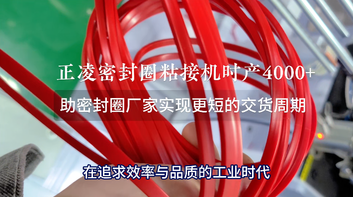 「視頻」正凌密封圈粘接機，時產(chǎn)4000+，助密封圈廠家實現(xiàn)更短的交貨周期