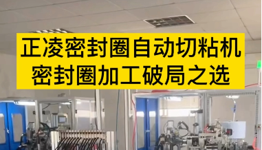 「視頻」正凌密封圈自動(dòng)切粘機(jī)--密封圈加工破局之選！